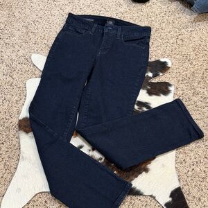 NYDJ Women's Midnight Blue Straight Leg Jeans